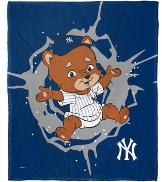 MLB Mascots New York Yankees Silk Touch Throw Blanket