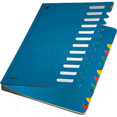 LEITZ Ordnungsmappe Deskorganizer Color 12 Fächer blau