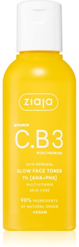 Ziaja Vitamin C.B3 Niacinamide Peeling-Reinigungstonikum mit Säuren 1% [aha+pha] 120 ml