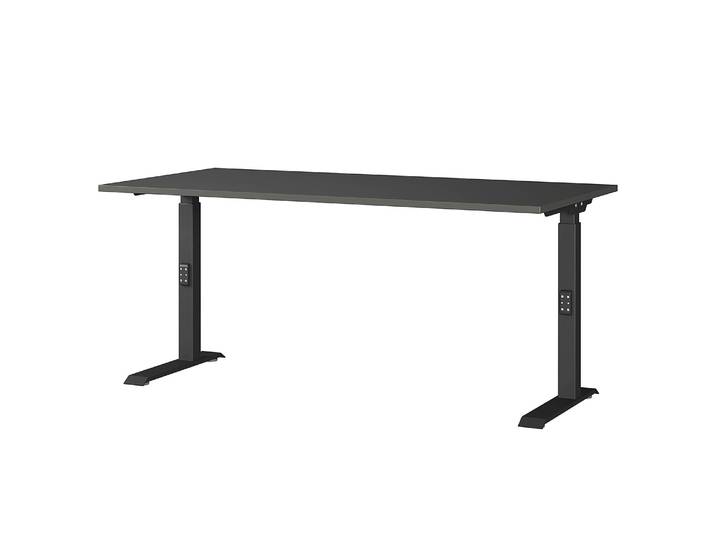 Bureau réglable Downey 160cm Gris/Graphite