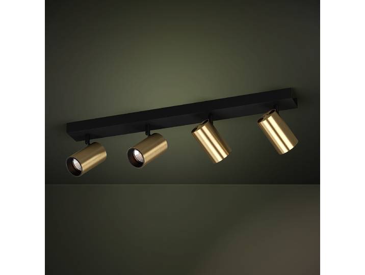 Plafonnier 64 x 7 x 64cm 4 Acier laqué LED GU10