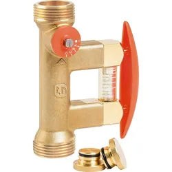 Abgleichventil Tacosetter Bypass Solar 185 für 2 bis 12 l/min mit Kvs 2,2, DN 20 AG 1'' x 1''