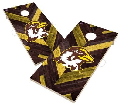 Skip's Garage Quincy Hawks Cornhole Board Set