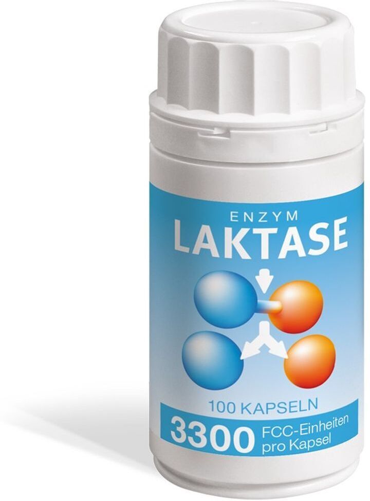 Lactrase Laktase 3.300 FCC Enzym Kapseln 100 St