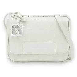 A|X Armani Exchange für Damen. XW001577AF15774U6275 Umhängetasche mit beigem Logodruck (OSFA), Lässig, Polyester