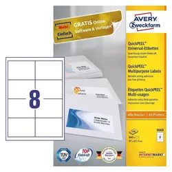 Avery, Etiketten, 3660