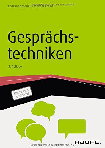 Christine Scharlau - Gesprächstechniken (Haufe Fachbuch) - Preis vom 19.10.2026 19:33:35 h