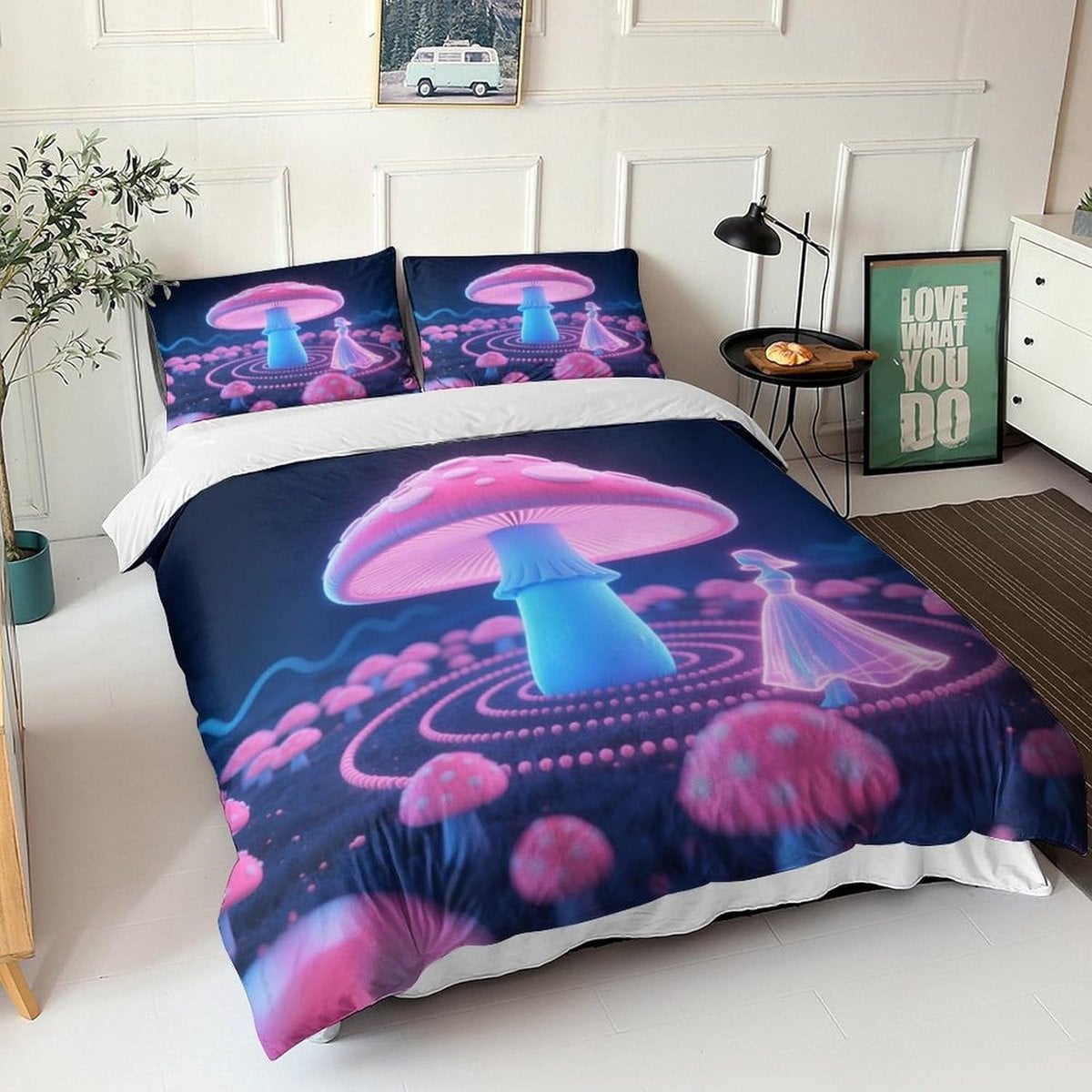 Dekbedovertrek Set Fantasy Forest - 3D Microvezel - Kingsize 220 x 240 cm