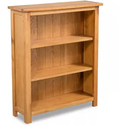Helloshop26 - Designer-Bücherregal 82 cm massives Eichenholz