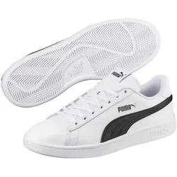 PUMA Smash V2 Leder Sneaker PUMA white/PUMA black 36
