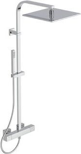 Ideal Standard Ceratherm C100 doucheset met douchethermostaat, vierkant model