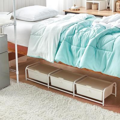 Suprima® Underbed Storage - Lidded 3 Section by DormCo