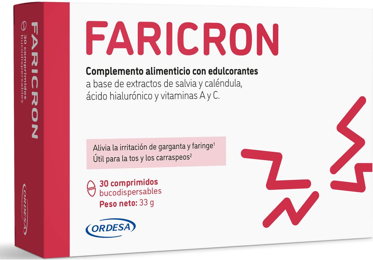 Complementos ORL Faricron 30comp