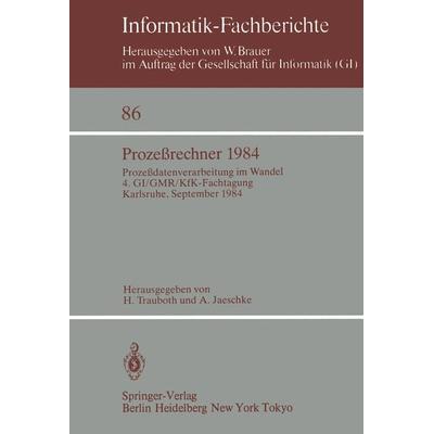 Prozeßrechner 1984, Taschenbuch von , Springer Berlin, 978-3-540-13858-7