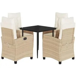 vidaXL, Gartentisch + Balkontisch, Lavono (Spitzes Bein) (80 x 80 x 74 cm)