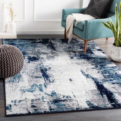 Livabliss Cooke Industrial Abstract Area Rug