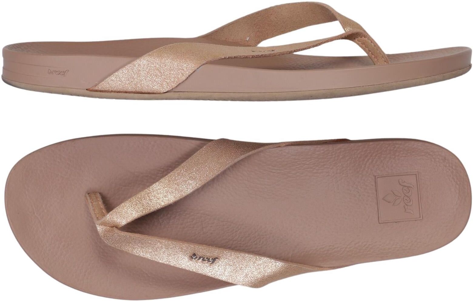 Reef Damen Sandalen, Gold, Gr. EU 39, kein / Etikett - Second Hand
