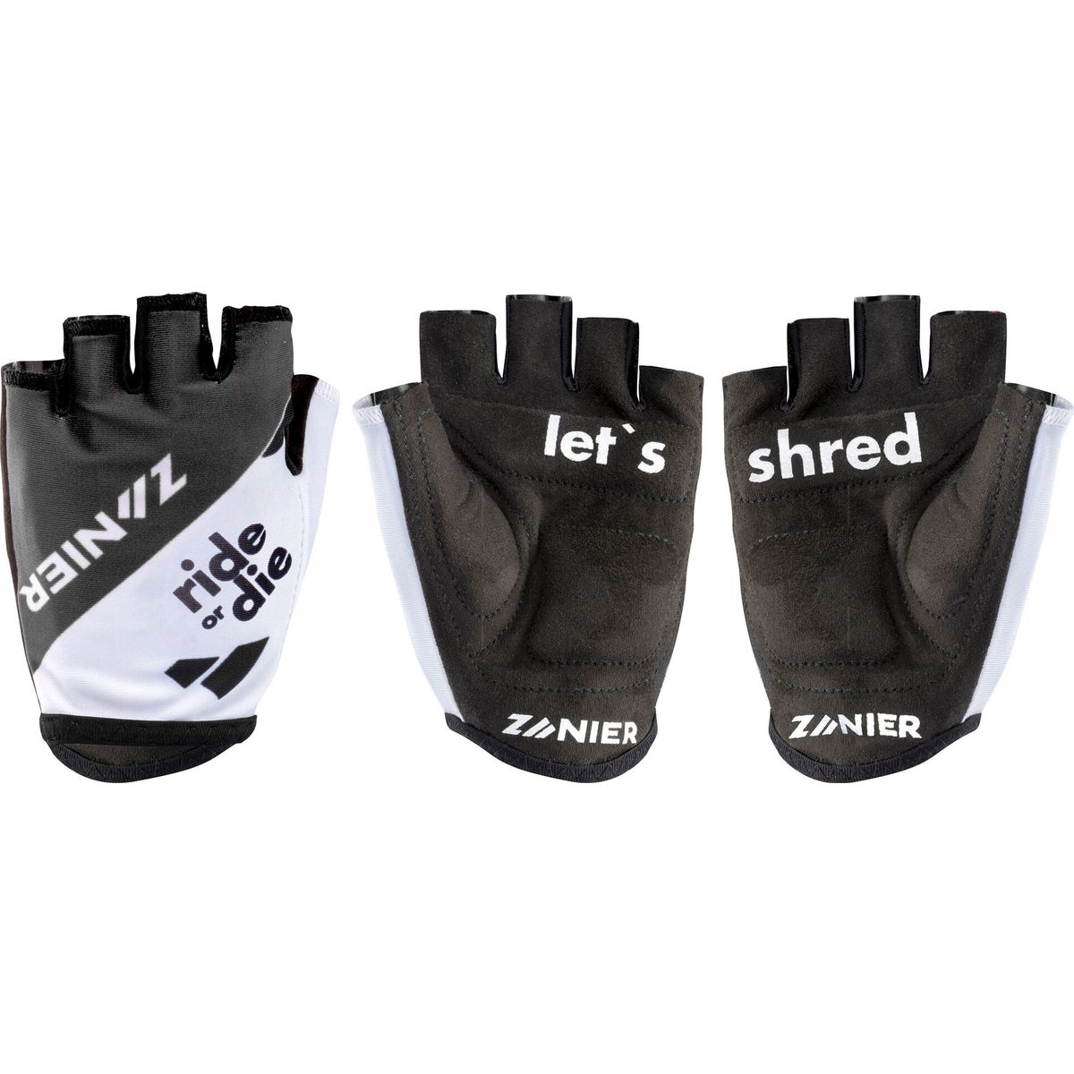Zanier Cycling Team Glove Junior schwarz - weiss (2010) 4,5 85011-2010-4,5
