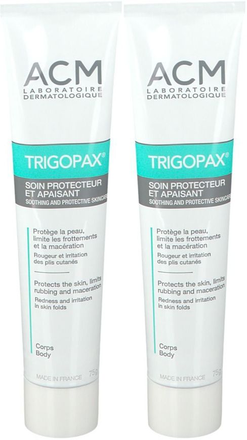Trigopax Soin protecteur et apaisant x2 2x75 ml Creme
