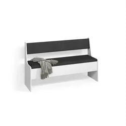 ESSZIMMER-BANK Tiberio Weiß 41.5 x 136.6 cm