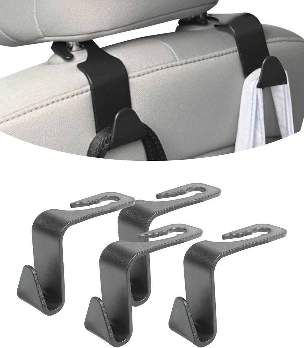 Auto Organizer Haken voor Hoofdsteunen - 4 Pack Universele Opslag Hangers voor de Achterbank