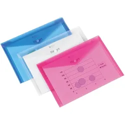 Rexel Dokumententaschen A4 Ice VE=10x5 Stück transparent klar