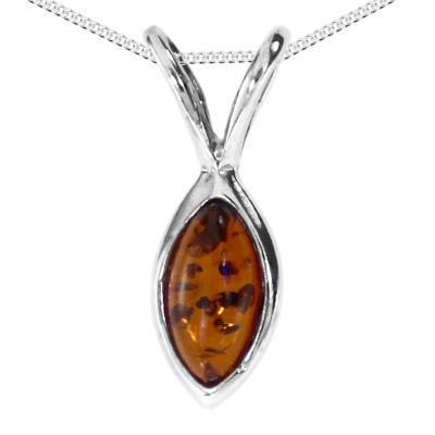 Kette mit Anhänger OSTSEE-SCHMUCK "Ostsee-Schmuck Kette mit Anhänger Radka Kette mit Anhänger Radka" Gr. 40, silber, Halsketten, Damen, 40cm, Silber 925 (Sterlingsilber), L: 40