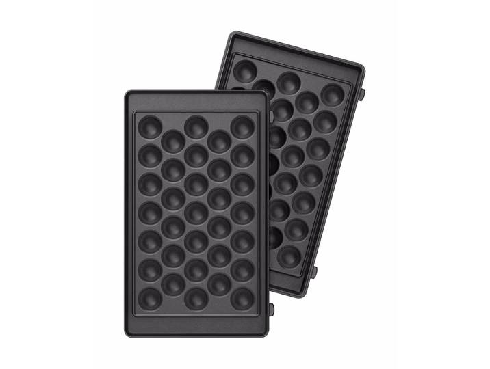 Tefal Snack Collection Platten Nr. 18 (Bubble-Waffeln) Mini-Platten für Bubble-Waffeln Snack Collection – Backutensilien/Backform – schwarz
