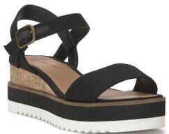 Lucky Brand Temaya Platform Sandal - Women's Accessories Shoes Sandals in Black, Size 8.5