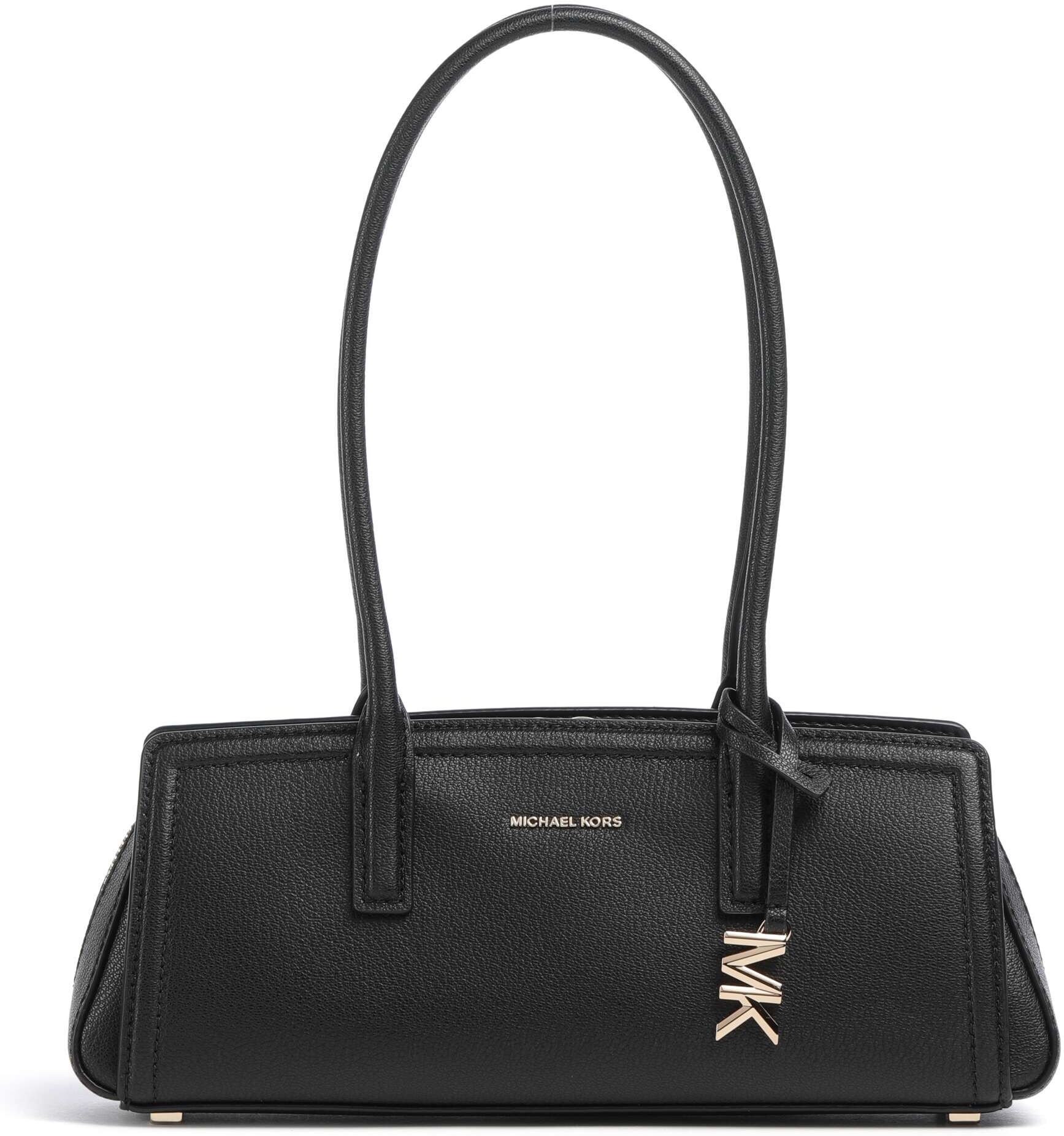 Michael Kors Laila Small Schultertasche aus Leder, schwarz