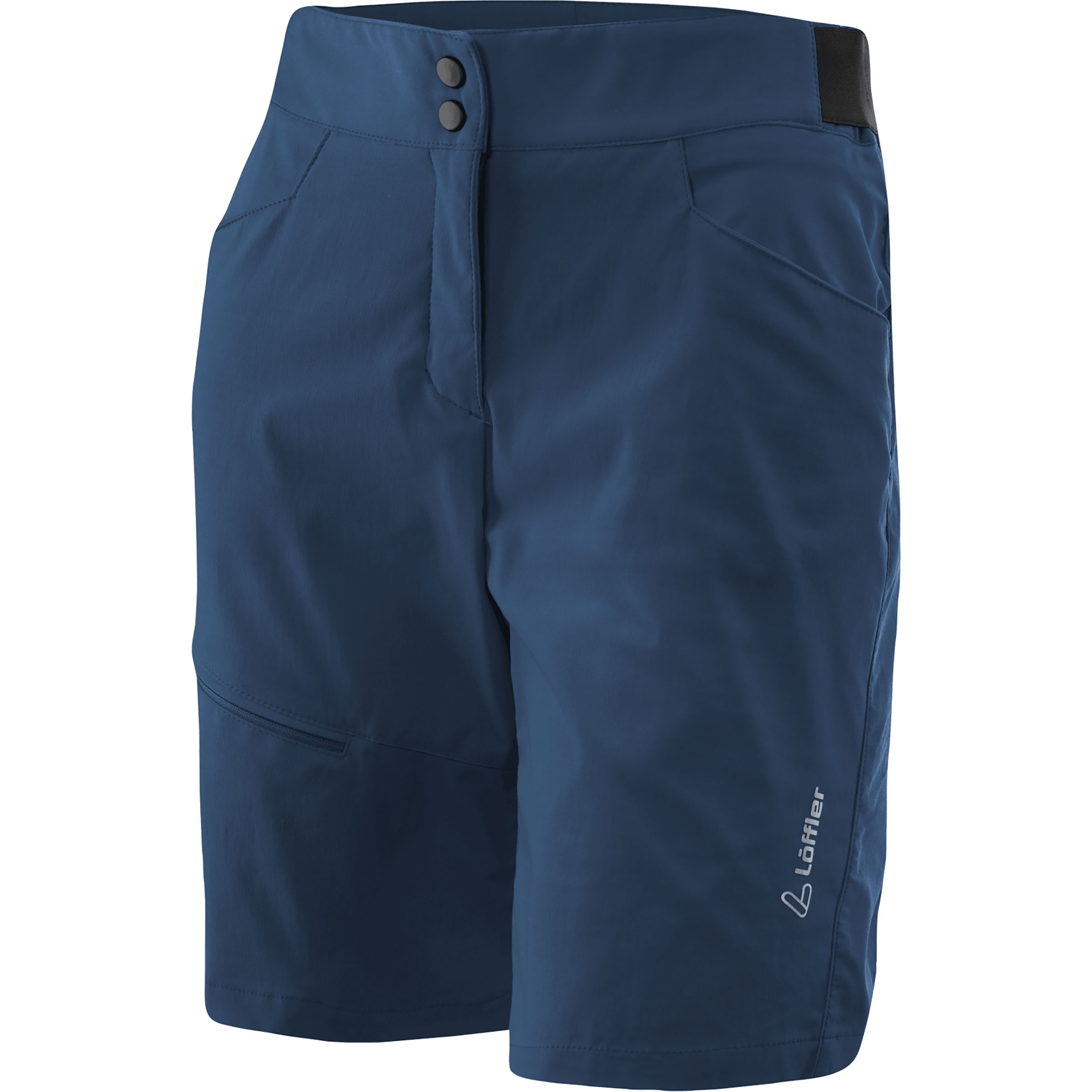 Löffler Comfort-O Csl Radhose kurz Damen Fahrradhose blau Größe 3XL Mountainbike Widerstandsfähig Wasserabweisend