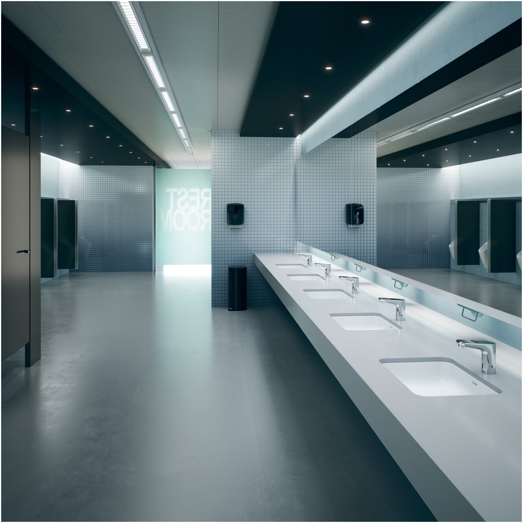 Duravit Infrarot-Waschtischarmatur Sensor 1 Netzt, A 122mm, Wassertemp. vor., chr (SE1094007010)