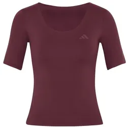 adidas All ME Essentials T-Shirt Damen - maroon - 2XS