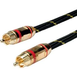 ROLINE GOLD Cinch-Verbindungskabel simplex ST/ST, Rot, 2,5 m 11.09.4231