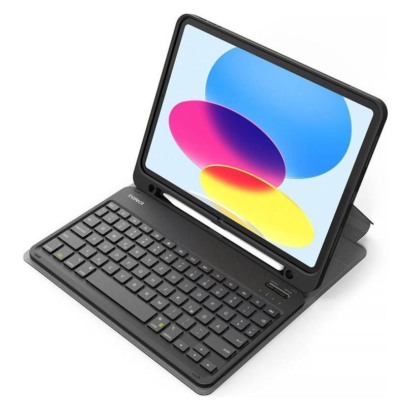Inateck Keyboard iPad 04002 black (KB04002 black) (DE, Apple iPad Air 2020, Apple iPad Air 2022) (KB04002_BLACK)