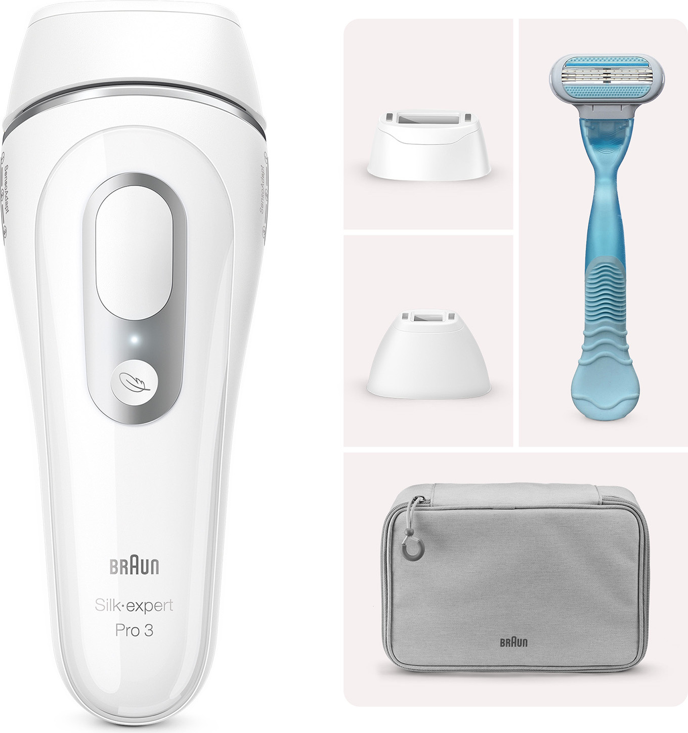 Braun Silk-Expert Pro 3 PL3221 IPL für Damen & Herren, dauerhaft sichtbare Haarentfernung