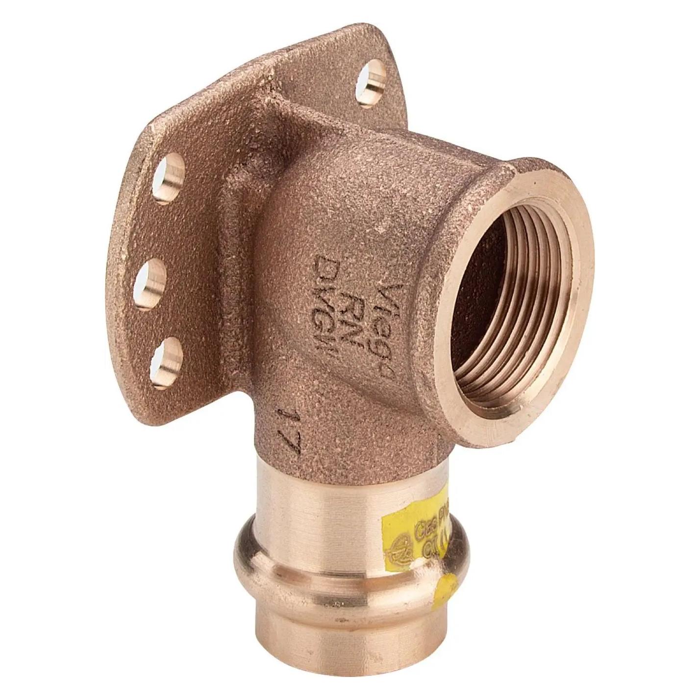 Viega 2625.5 - Platte MURAL Profipress G 2625.5 Durchmesser 18 x 1/2 Bronze (Pressverbindung) (346690)
