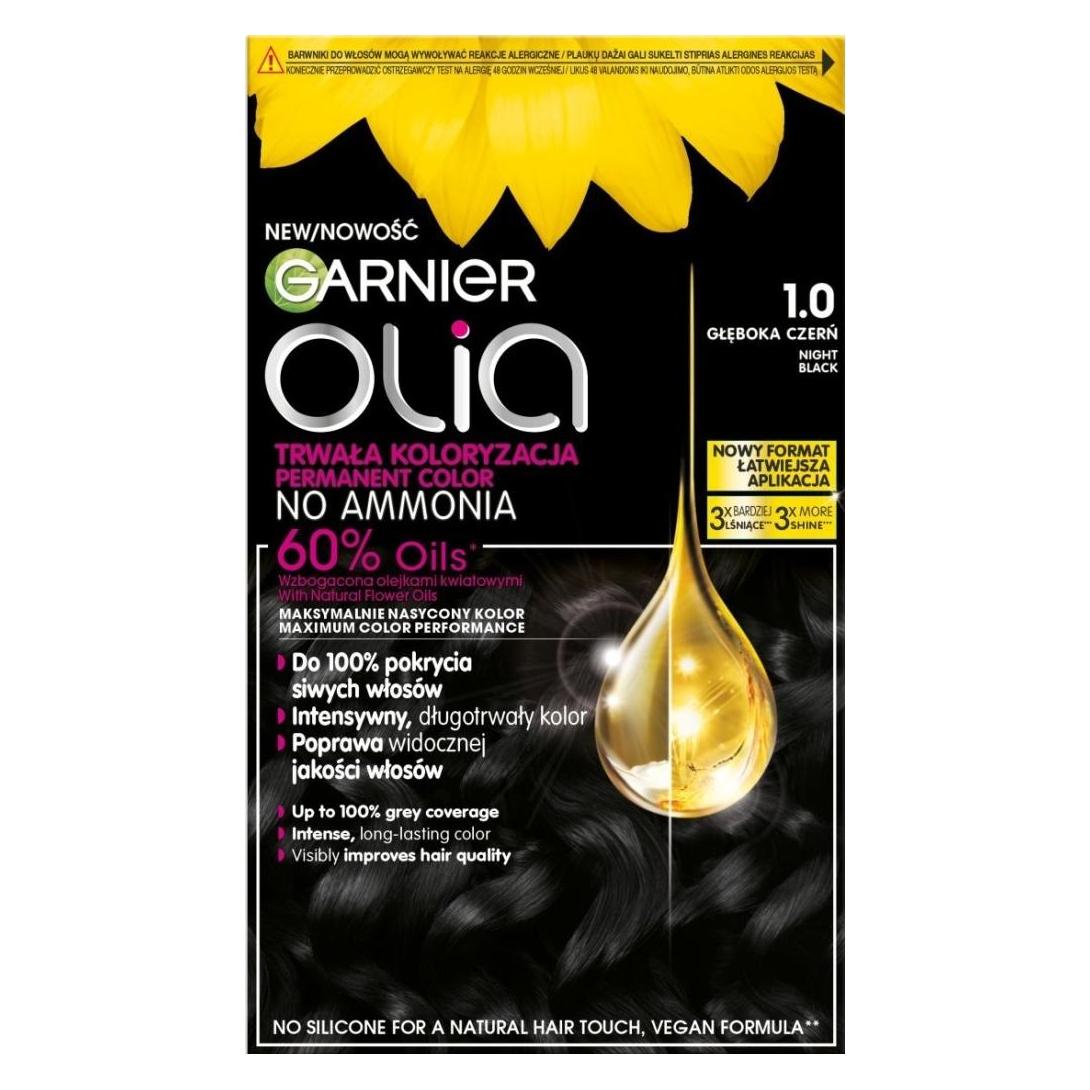 Garnier Olia Haarfarbe 10 Nachtschwarz (Schwarz) (3600542576918)