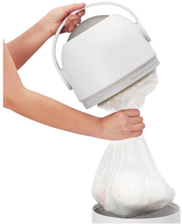 Windeleimer CHICCO "Windeleimer", Baby, Gr. 35 l, weiss (weiß), Kunststoff, Mülleimer Windeleimer weiß 35 l