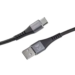 Intenso A315C USB-C Lade-/Datenkabel, 1,5m, Schnellladen bis 60 Watt, schwarz