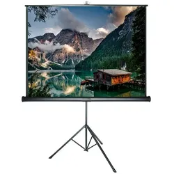DELUXX Advanced Stativleinwand 1:1 Mattweiss Polaro 172 x 172cm