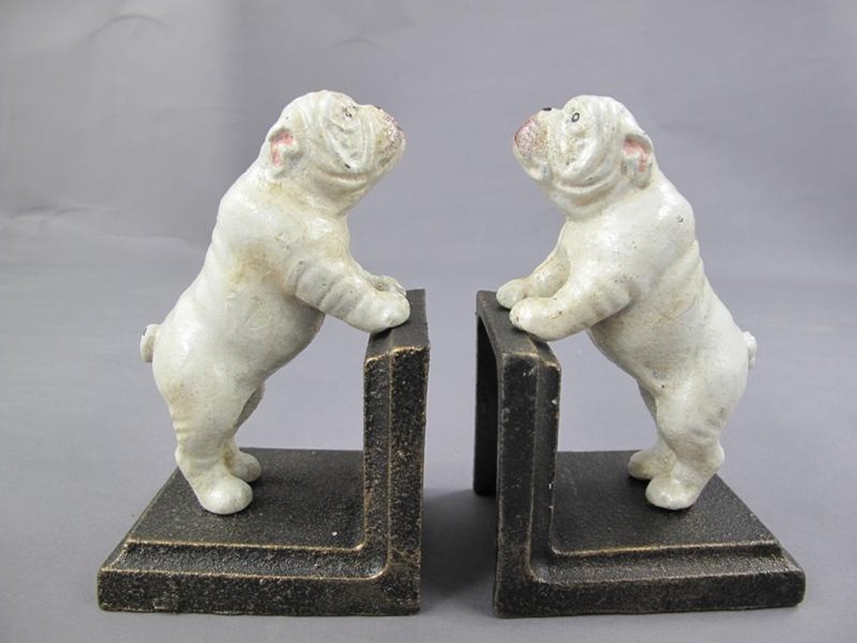 MadDeco Gietijzeren Boekensteun Bulldog