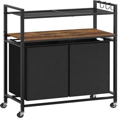 No "Laundry Sorter with Shelf - 26.8""L x 11.8""W x 39.4""H"