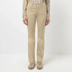 STEFFEN SCHRAUT Hose, 4-Pocket-Style Bügelfalte lange Form ausgestelltes Bein