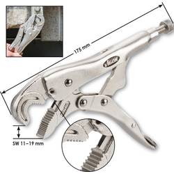 Vigor V3738 Gripzange Gerade mit Prismenaussparung 175 mm
