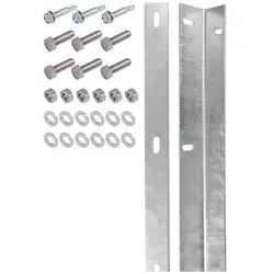 Alberts®  Befestigungsleiste für Doppelstabmatten Anthrazit 1800 mm