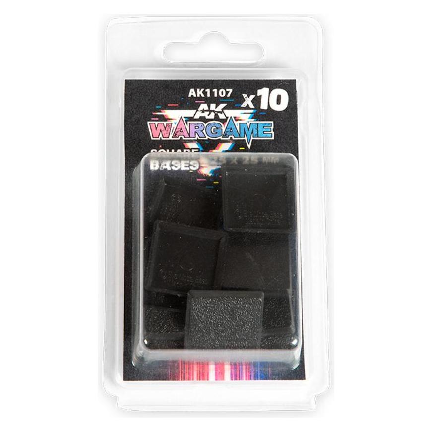 AK Interactive - Socles Carrés de 25mm (x10) (AK1107)