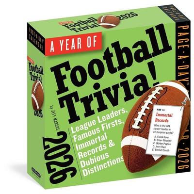 Year of Football Trivia! Page-A-Day(r) Calendar 2026
