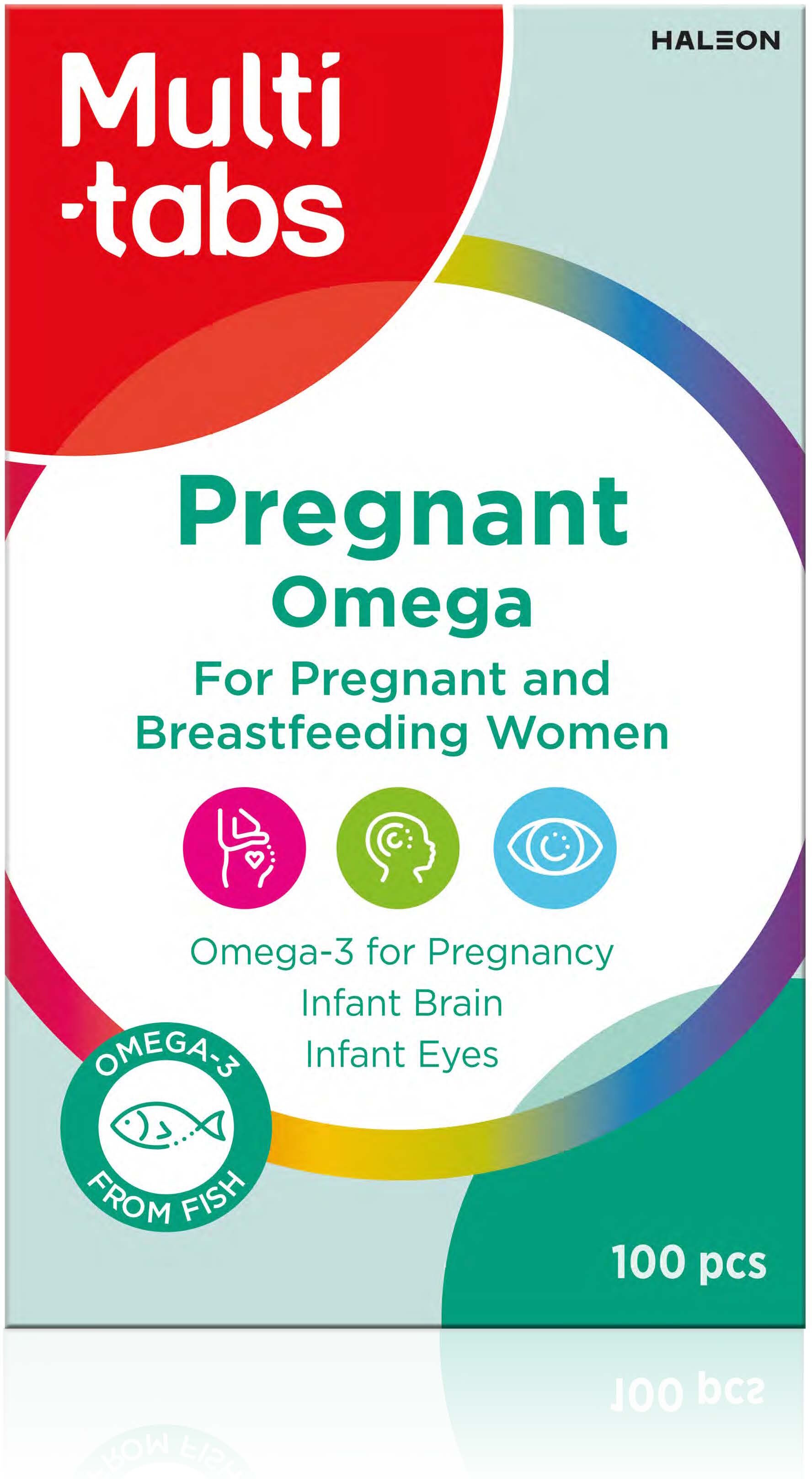 Multi-Tabs Pregnant Omega Kosttilskud 100 stk