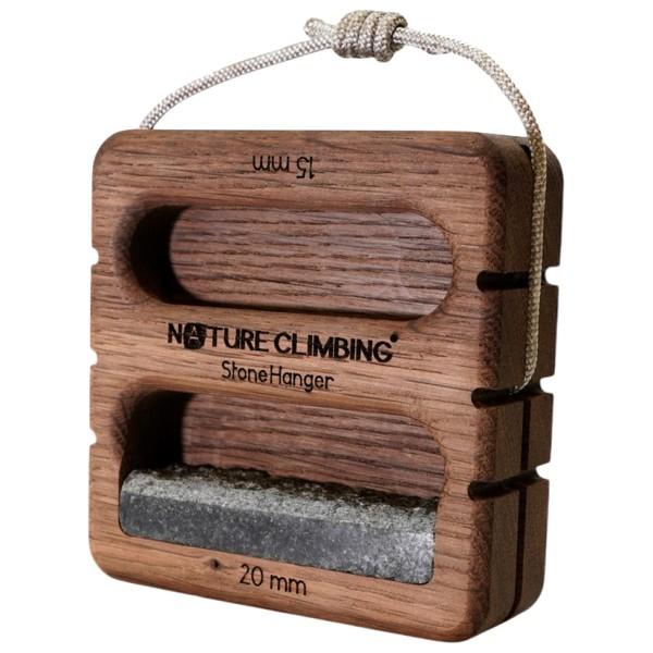 Nature Climbing - Stone Hanger Black Edition - Trainingsboard smoked oak